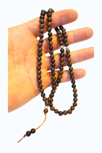 #hndn6881104 - 6.5 mm 99 Adetli Ahşap Namaz Zikir Tesbihi