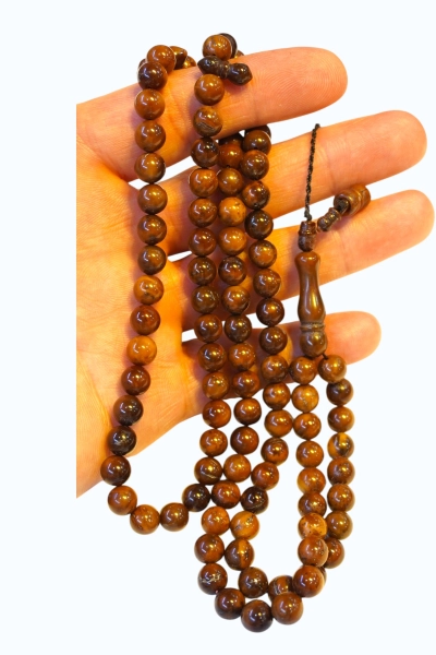 #hndn6881113 - 8 mm 99 Adetli Kuka Ağacı Namaz Zikir Tesbihi