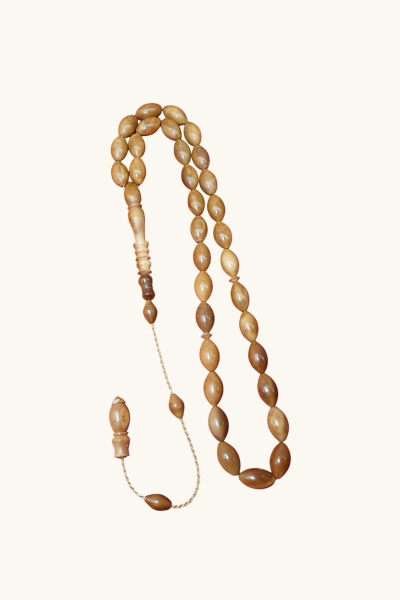 #hndn68910 - 8x13.5 mm 33'l&uuml; Kuka Ağacı Tesbih