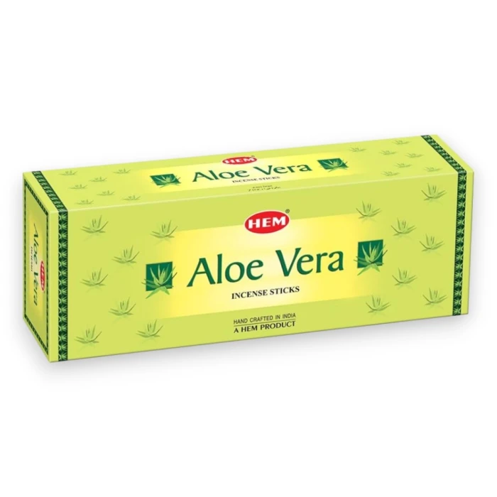 #hndn68760 - Doğal Aloe Vera Tütsü Çubukları - 6lı Kutu, 120 Adet Kaliteli ve Doğal Tütsü Çubukları
