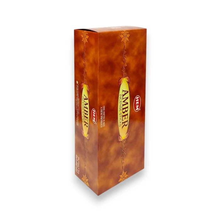 #hndn68752 - Amber Tütsü Çubukları - 6lı Kutu, 120 Adet Doğal ve Kaliteli Tütsü Çubukları