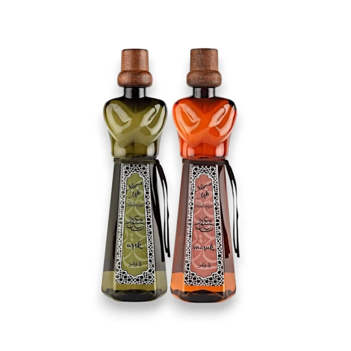 #hndn 6848 - Narı Aşk Kolonya Aşık Ve Maşuk 400 ml. 2li Set