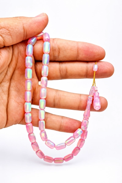 #hndn6881136 - Opal Taşı Tesbih Orijinal Tane &Ouml;l&ccedil;&uuml;s&uuml; 10x6 mm
