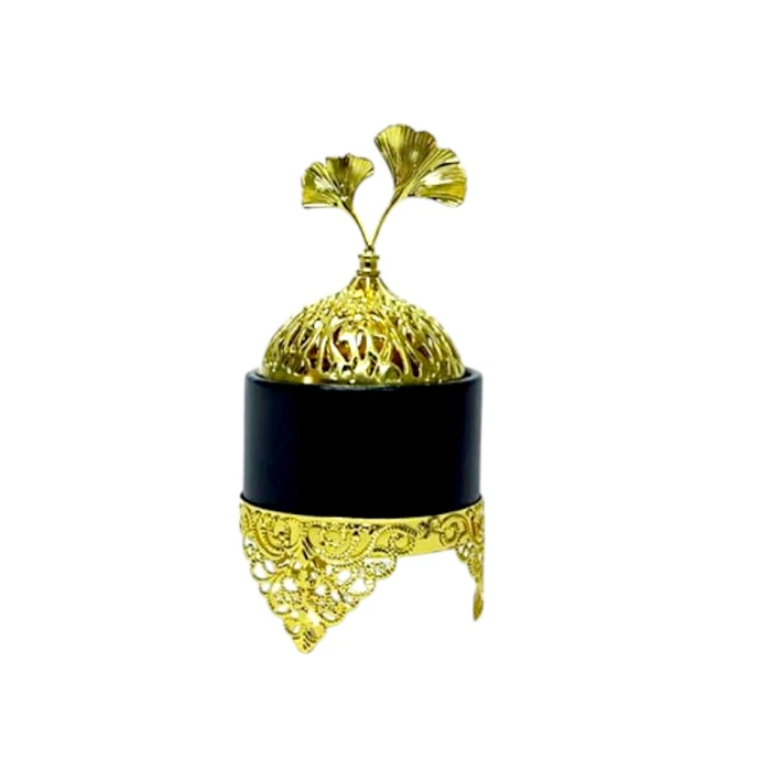 #hndn68155 - Qsmell Hanedan Dekoratif Katı Buhurdanlık - Etnik Tasarımlı Kokulu Taş Buhurdanlık