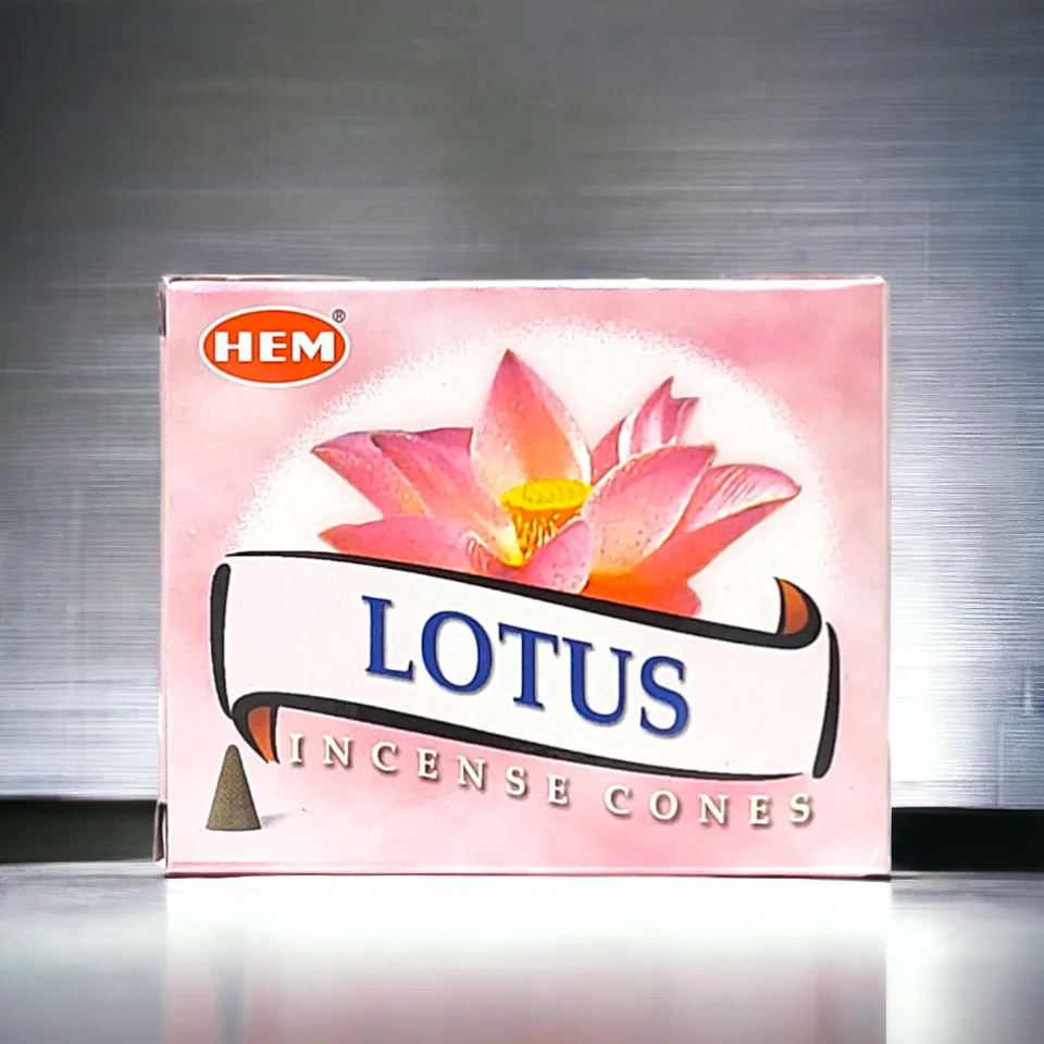 #15 - Doğal Konik Tütsü Lotus Çiçeği - Enerji ve Huzur Kaynağı