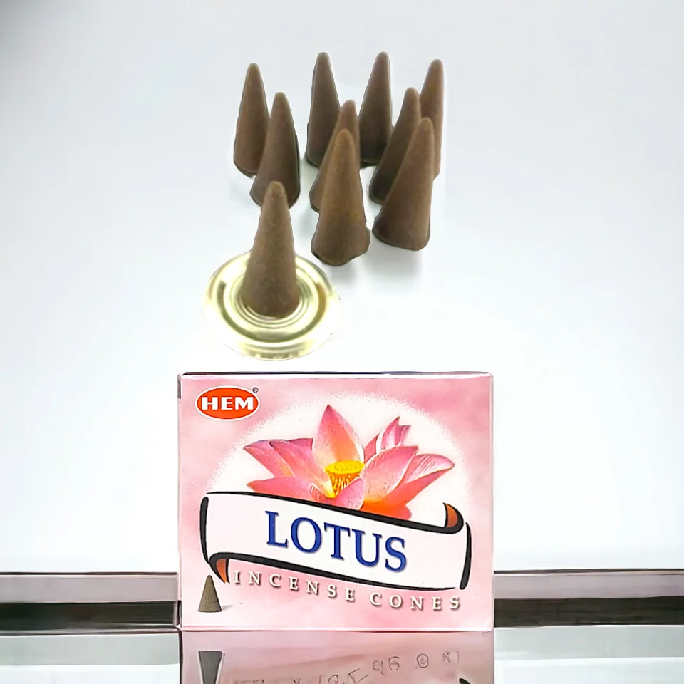#16 - Doğal Konik Tütsü Lotus Çiçeği - Enerji ve Huzur Kaynağı