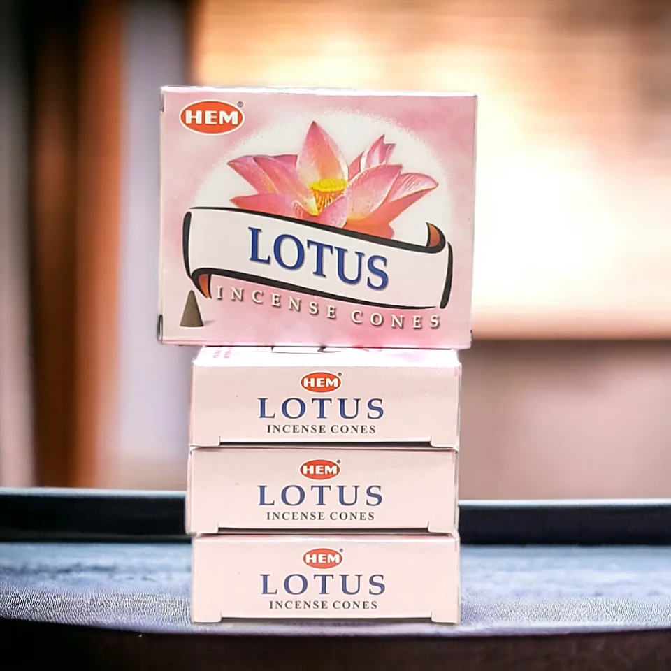 #17 - Doğal Konik Tütsü Lotus Çiçeği - Enerji ve Huzur Kaynağı