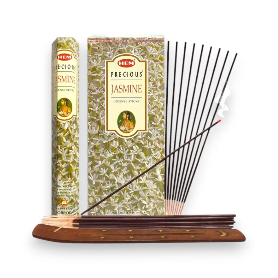 #761 - Doğal Jasmine Kokulu Çubuk Tütsüler - 6 Paket 120 Adet