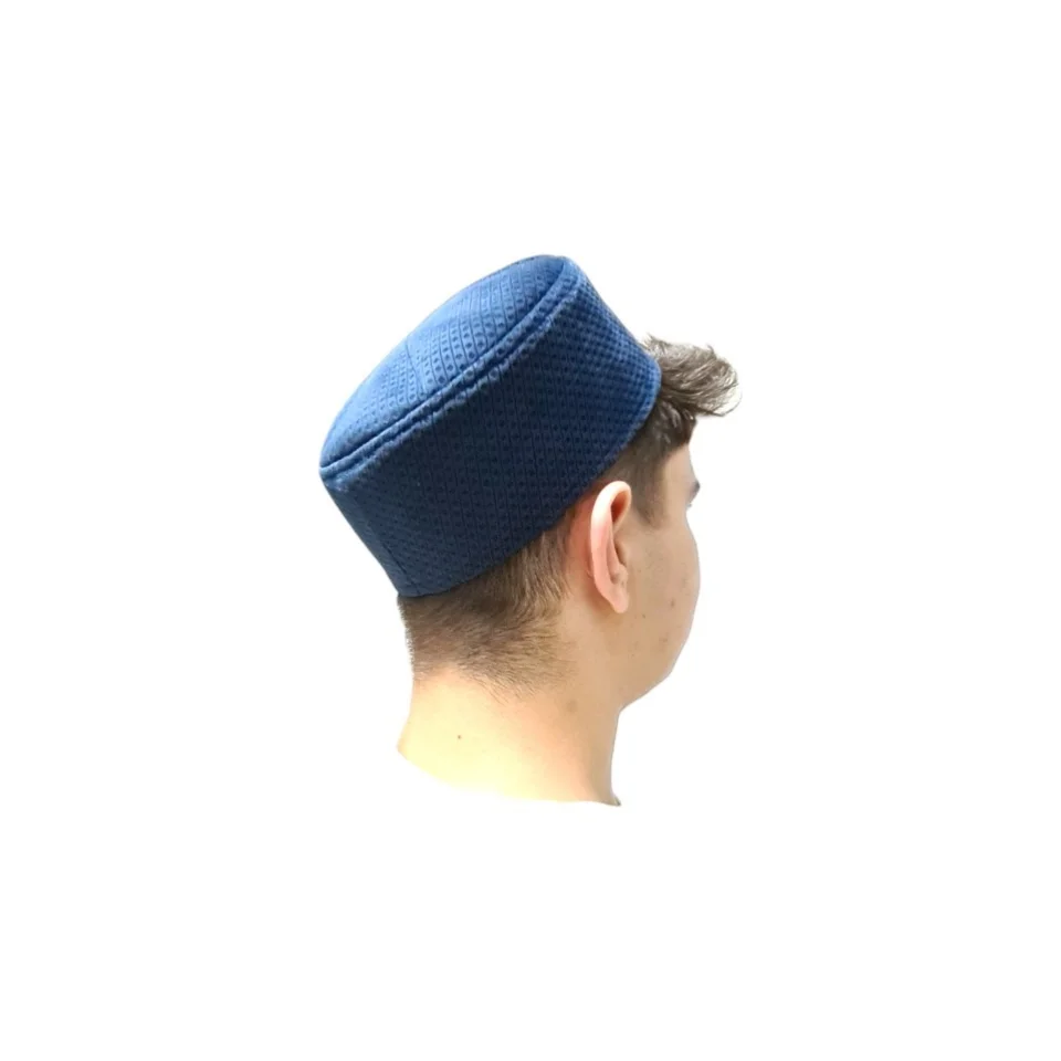#291 - Kadife kumaş özel işçilik namaz takkesi