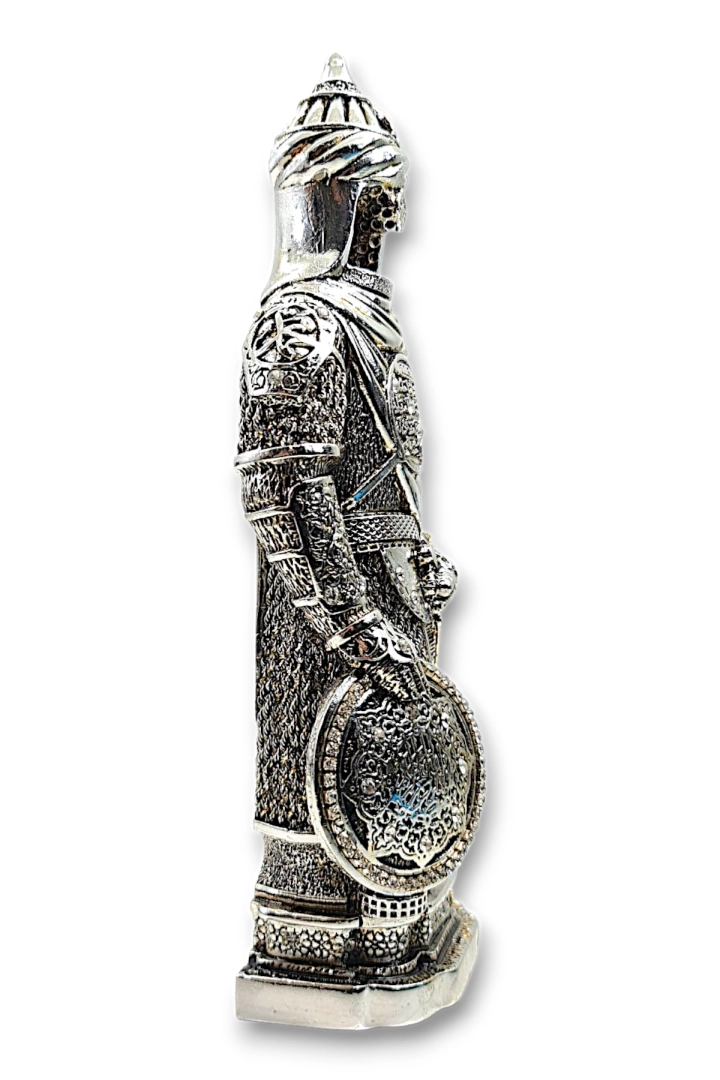 #987 - ZIRH BİBLO Bronz Renk İhlası Şerif İşlemeli Selçuklu Model