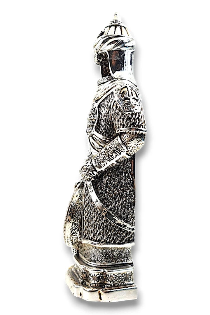 #988 - ZIRH BİBLO Bronz Renk İhlası Şerif İşlemeli Selçuklu Model