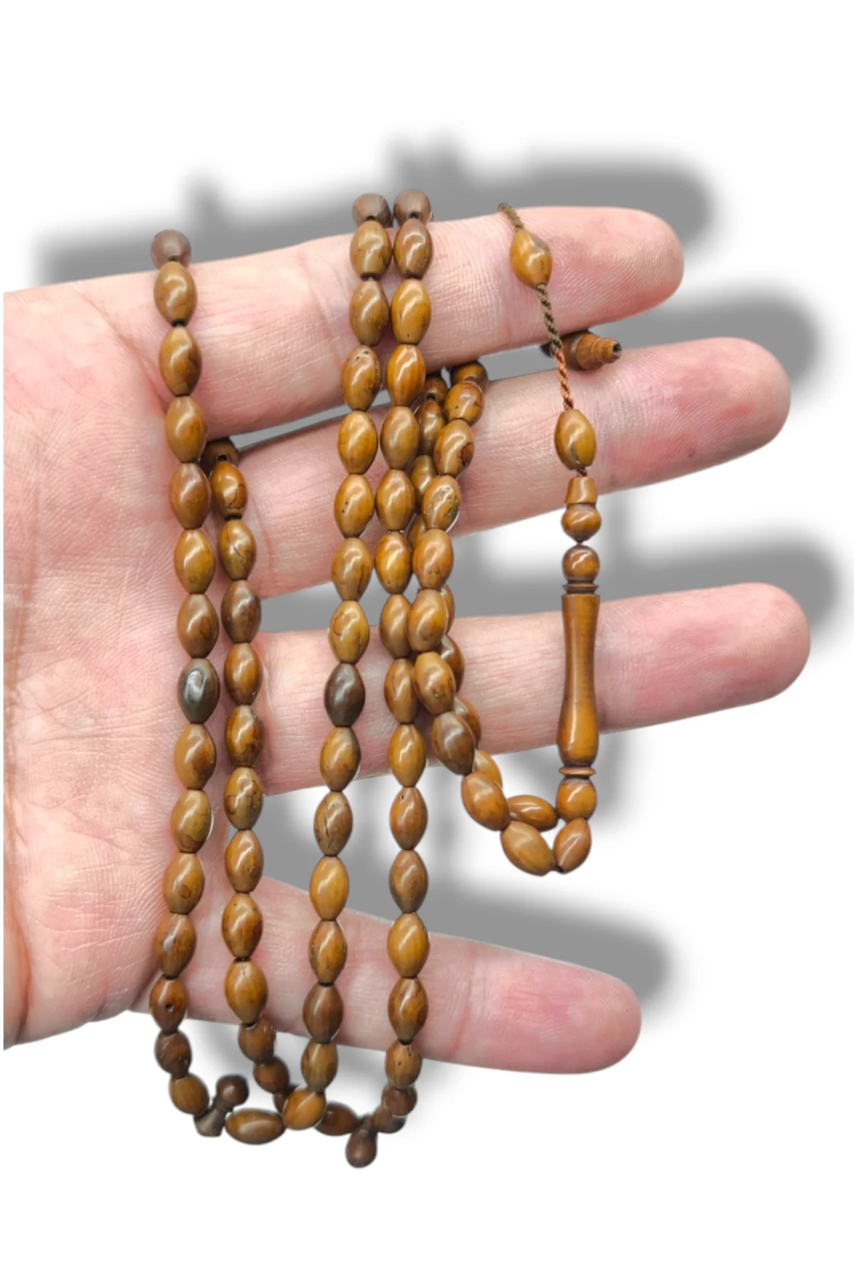 #812 - 99lu Kuka Namaz ve Zikir Tespihi - 5x8 mm Boyutunda Yüksek Kaliteli Tespih