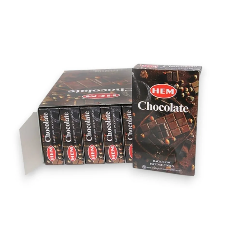 #700 - Doğal Chocolate Kokulu Geri Akış Tütsü Konisi 10lu Uzun Süre Etkili