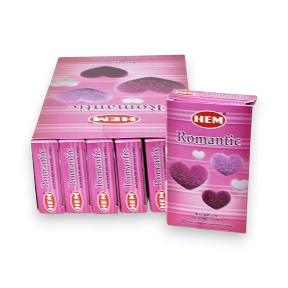 #705 - Doğal Romantik Kokulu Geri Akış Tütsü Konisi 10lu - Enerji ve Huzur Dolu Anlar