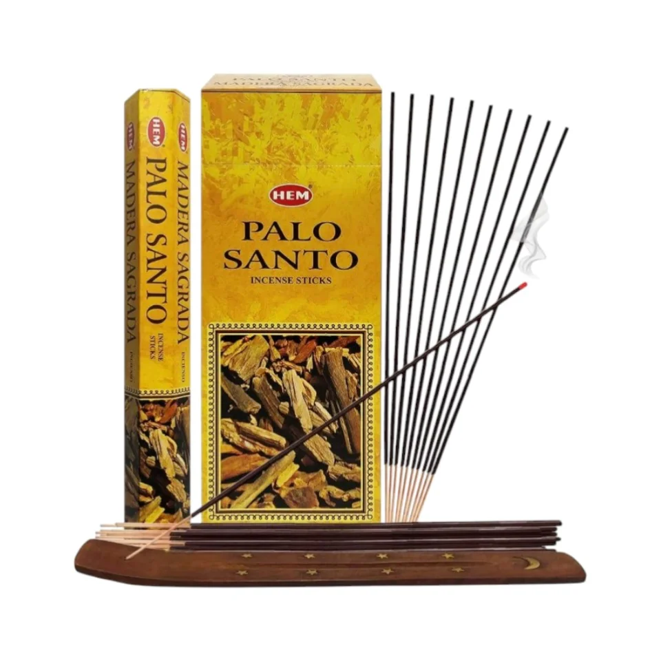 #751 - Doğal Palo Santo Tütsü Çubukları - 6lı Kutu, 120 Adet Qsmell