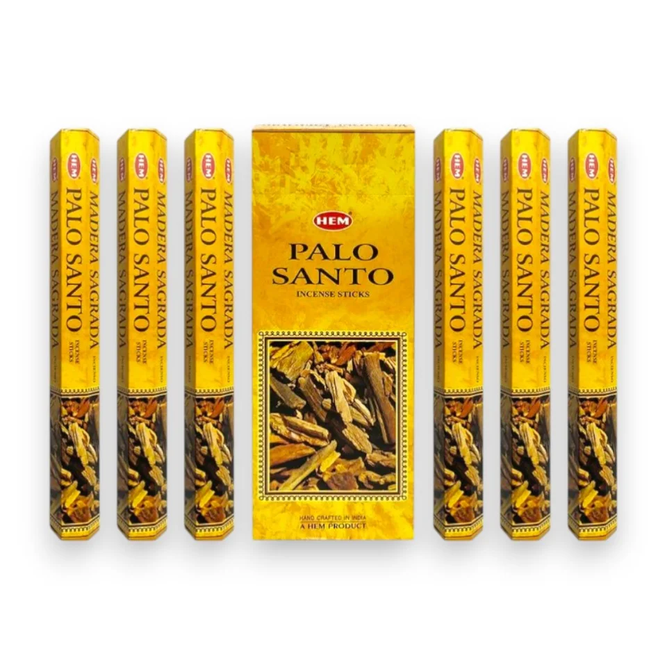 #750 - Doğal Palo Santo Tütsü Çubukları - 6lı Kutu, 120 Adet Qsmell