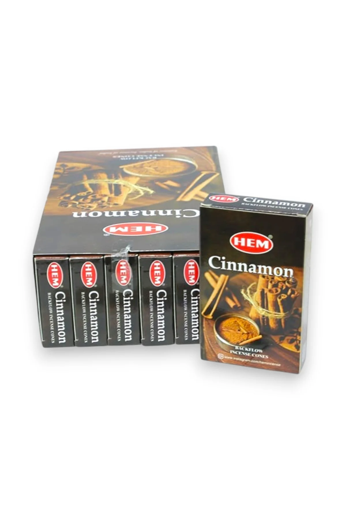 #779 - Doğal Cinnamon Kokulu Geri Akış Tütsü Konisi - 10 Adet