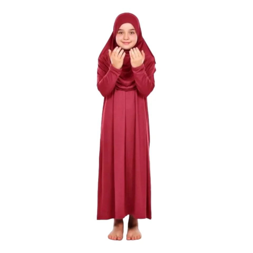 #129 - Zahranur Hijab Çocuk Namaz Elbisesi - Rahat ve Şık Namaz Kıyafeti