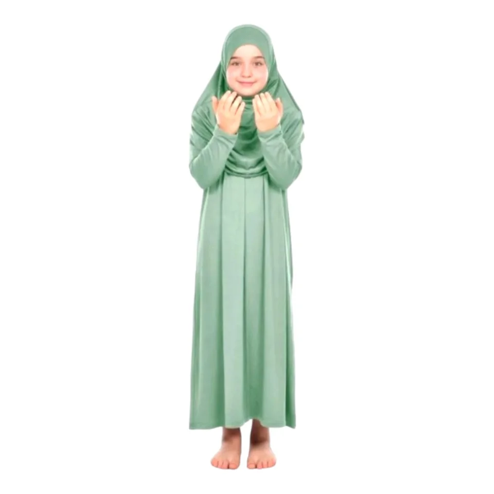 #130 - Zahranur Hijab Çocuk Namaz Elbisesi - Rahat ve Şık Namaz Kıyafeti