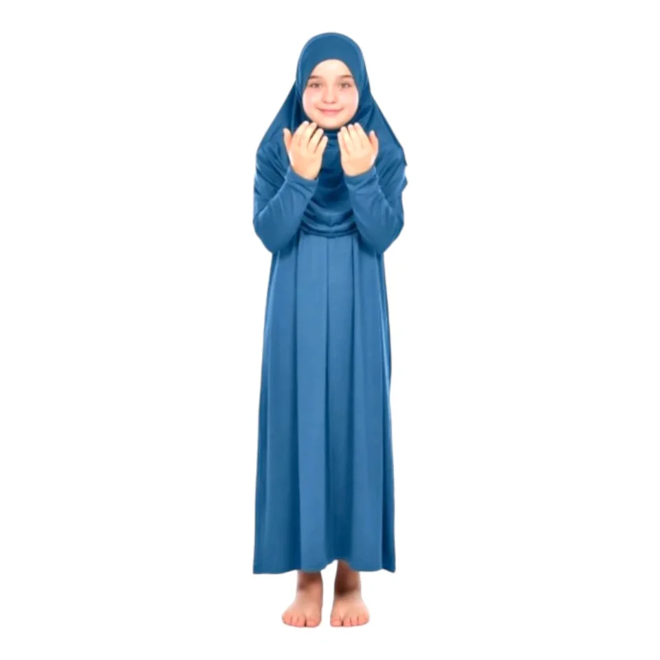 #132 - Zahranur Hijab Çocuk Namaz Elbisesi - Rahat ve Şık Namaz Kıyafeti