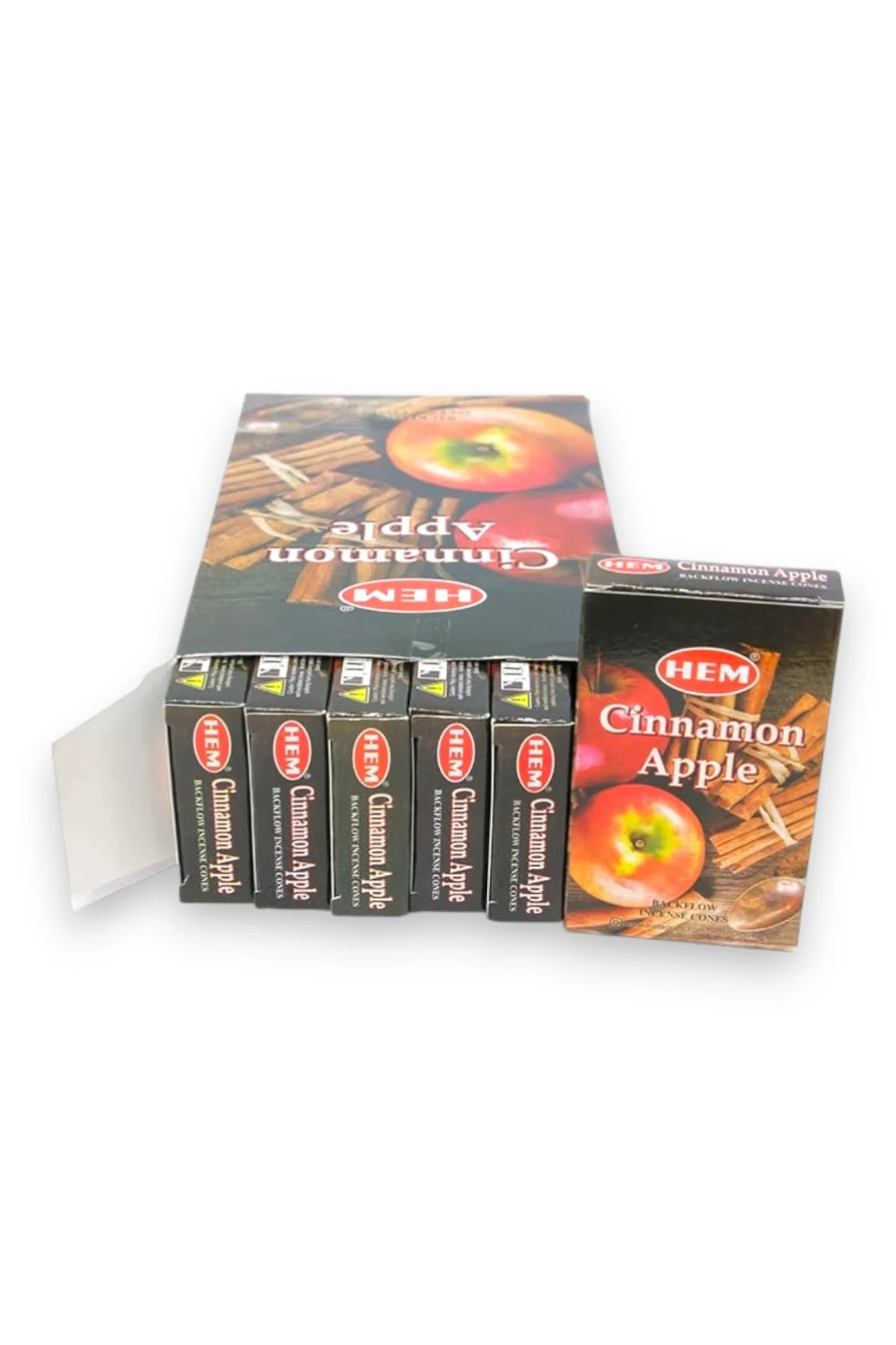 #784 - Doğal ve Taze Kokulu Cinnamon Apple Geri Akış T&uuml;ts&uuml; Konisi - 10 Adet