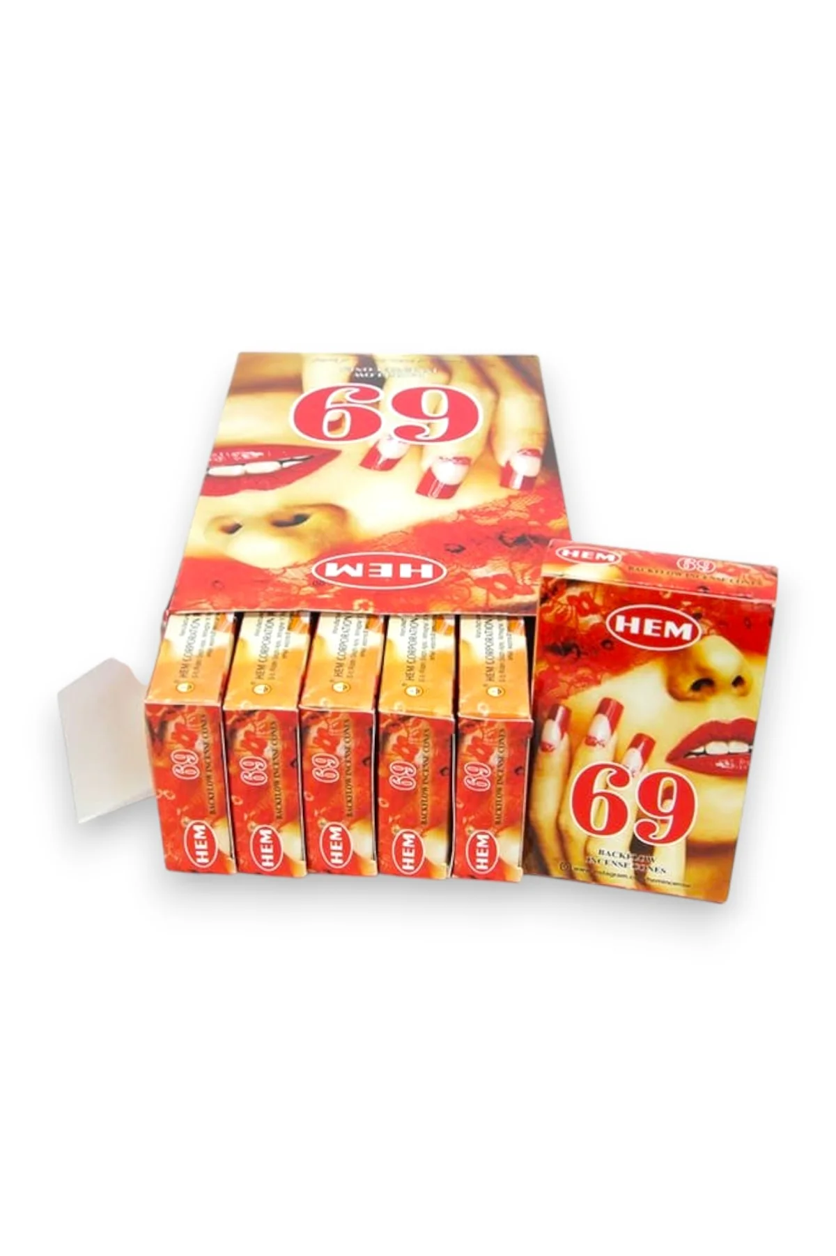 #791 - Doğal ve Ferahlatıcı 69 Geri Akış T&uuml;ts&uuml; Konisi - 10 Adetli