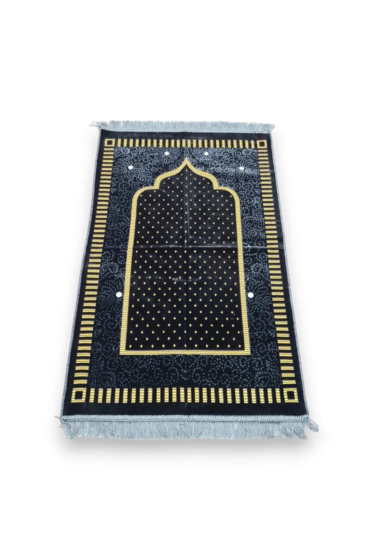 #932 - Kadife Seccade Mihrap Desenli Farklı Renk Seçenekleriyle Qsmell.com