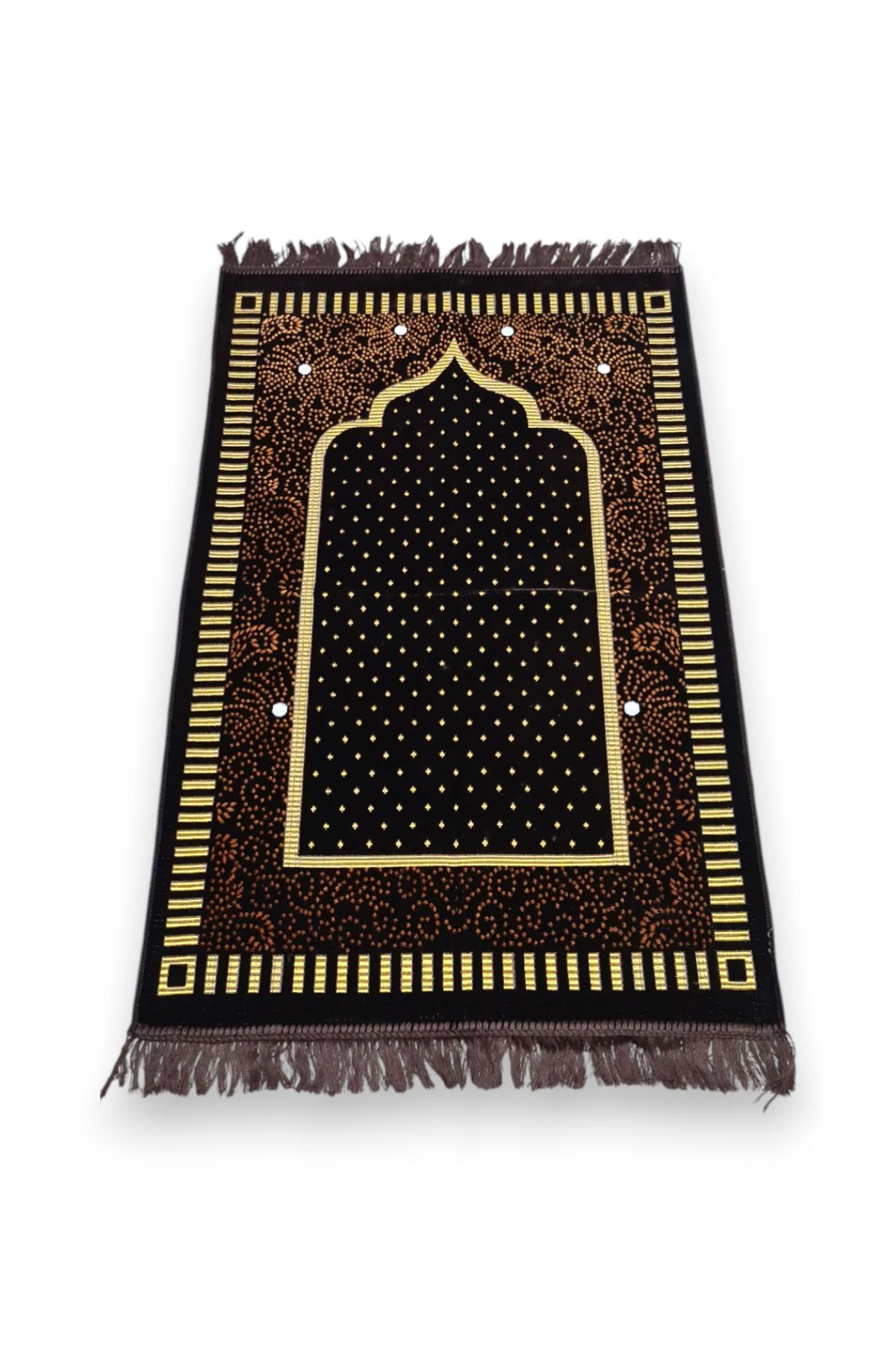 #927 - Kadife Seccade Mihrap Desenli Farklı Renk Seçenekleriyle Qsmell.com