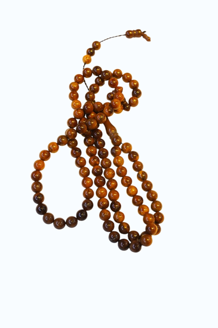 #1101 - 8 mm 99 Adetli Kuka Ağacı Namaz Zikir Tesbihi