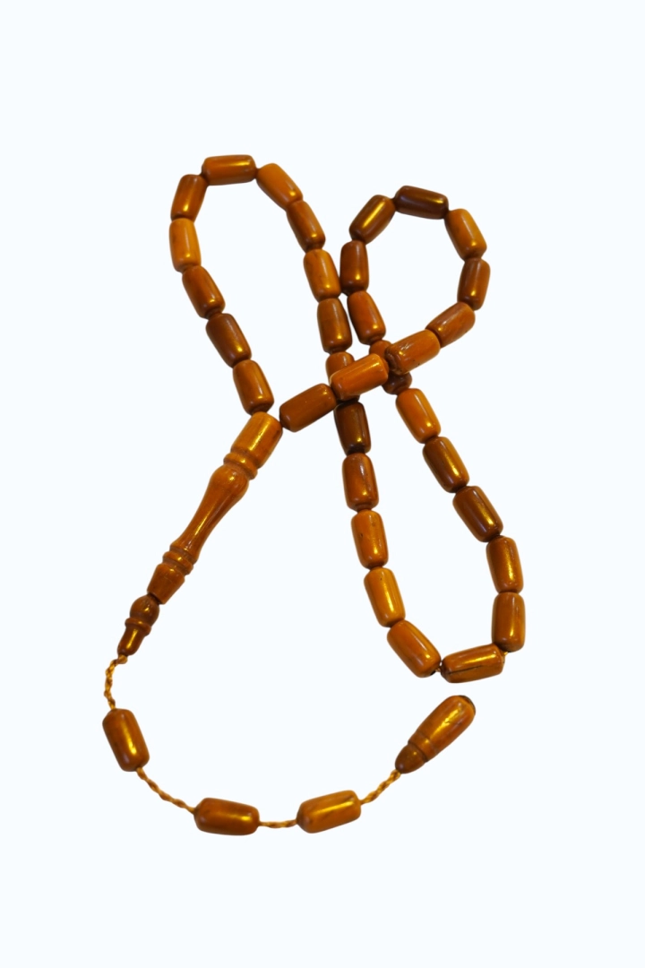 #1098 - 9x5 mm 33'l&uuml; Kuka Ağacı G&uuml;nl&uuml;k Tesbih