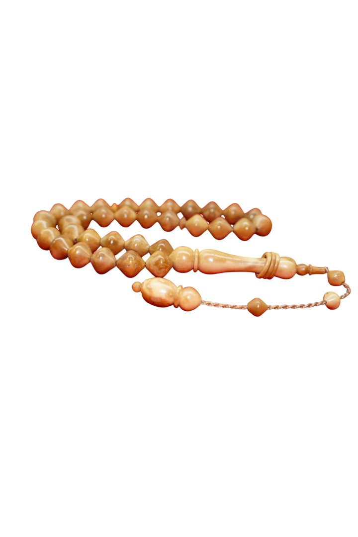 #1067 - 8x12 mm &Ouml;l&ccedil;&uuml;lerinde 33 Taneli Kuka Ağacı Tesbih