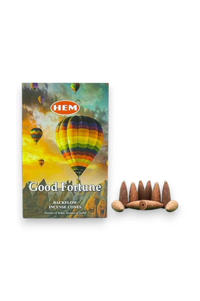 #hndn68811 - Good Fortune Geri Akış Tütsü Konisi - 10 Adet: Negatif Enerjilerden Arınma