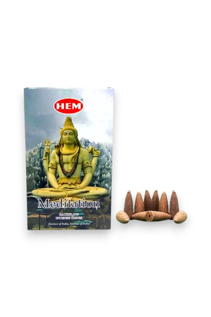 #hndn68810 - Zihin ve Bedeninizi Huzura Kavuşturun - Meditation Geri Akış Tütsü Konisi 10lu