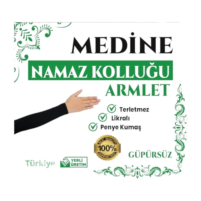 #hndn68168 - Medine Güpürsüz Namaz Kolluğu - Rahat ve Şık Namaz Kıyafeti
