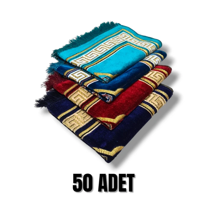 Seccade Hac ve Umre Hediyesi - 50 Adetli Kaliteli ve Fonksiyonel Seccade Seti