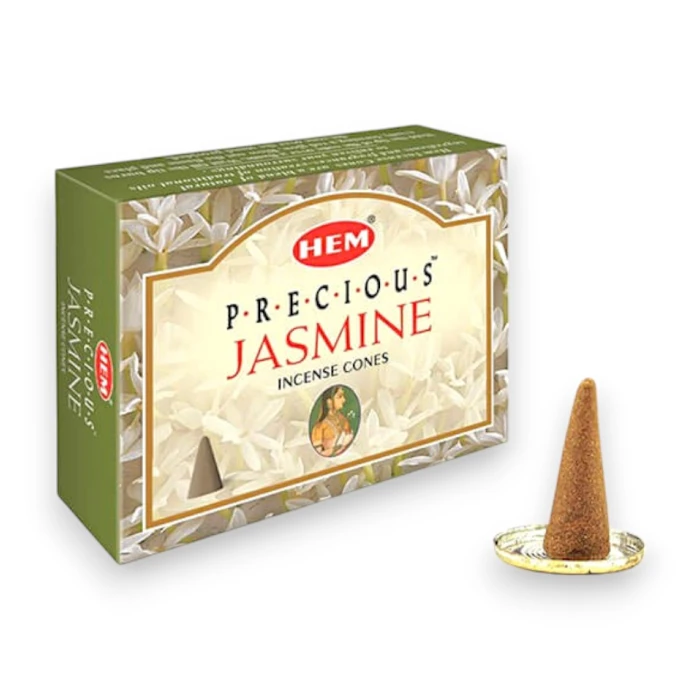 #hndn68779 - Doğal ve Rahatlatıcı Precious Jasmine Konik Tütsü Konisi 10lu