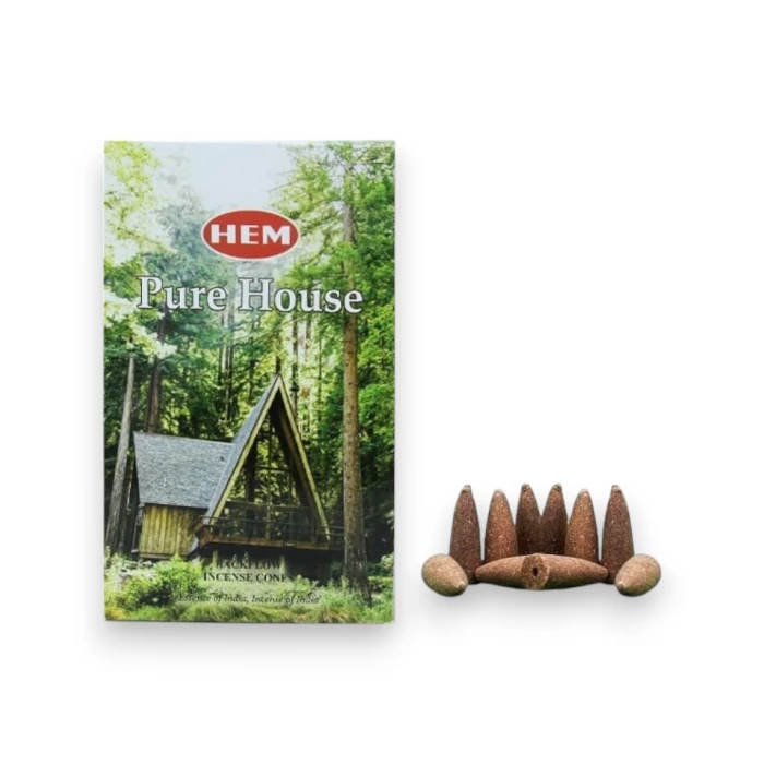 #hndn 7038 - Doğal ve Saf Kokularla Evinizde Huzuru Yakalayın - Pure House Geri Akış Tütsü Konisi